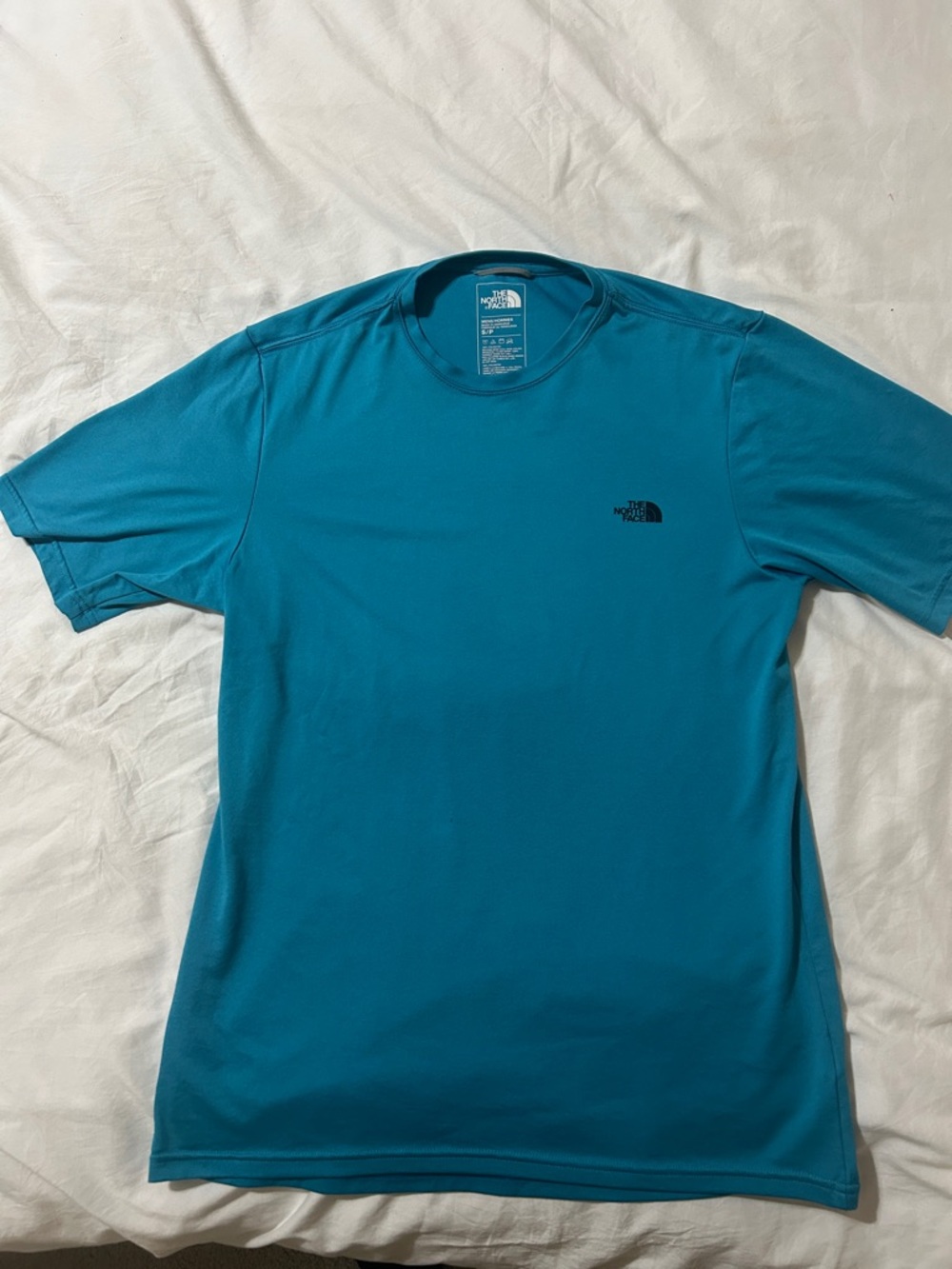 The North Face Men's Short Sleeve Tee — Teal Blue